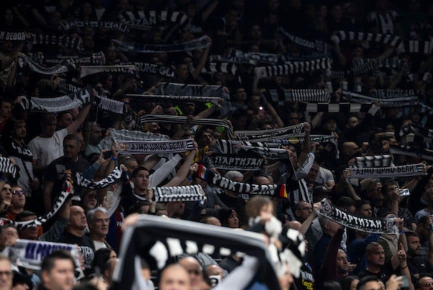 KK Partizan-navijači-arena