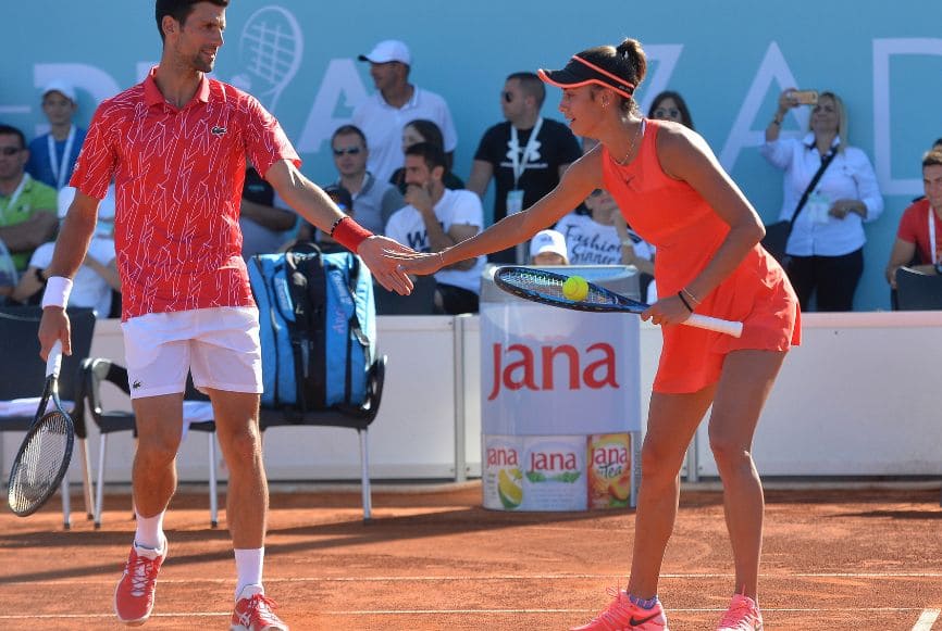 Novak Đoković-Olga Danilović-tenis