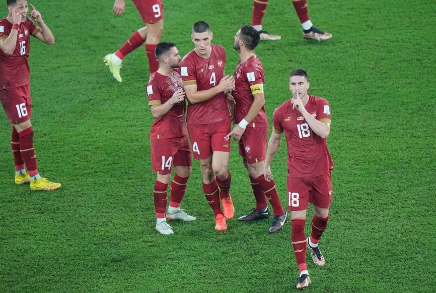 Fudbalska reprezentacija Srbije- Dušan Vlahović-Srbija